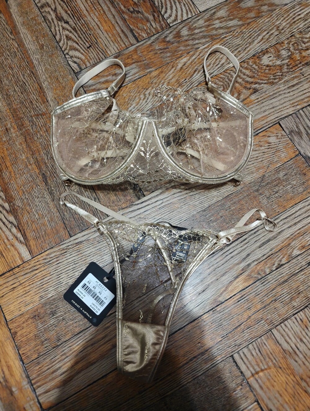 Honey Birdette Aurelia Bra Set 30H XS